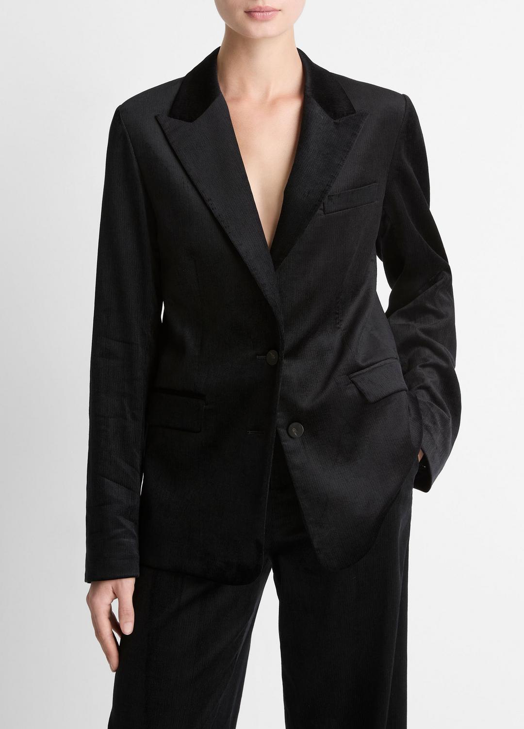 VINCE Italian Velvet Blazer in Blazers