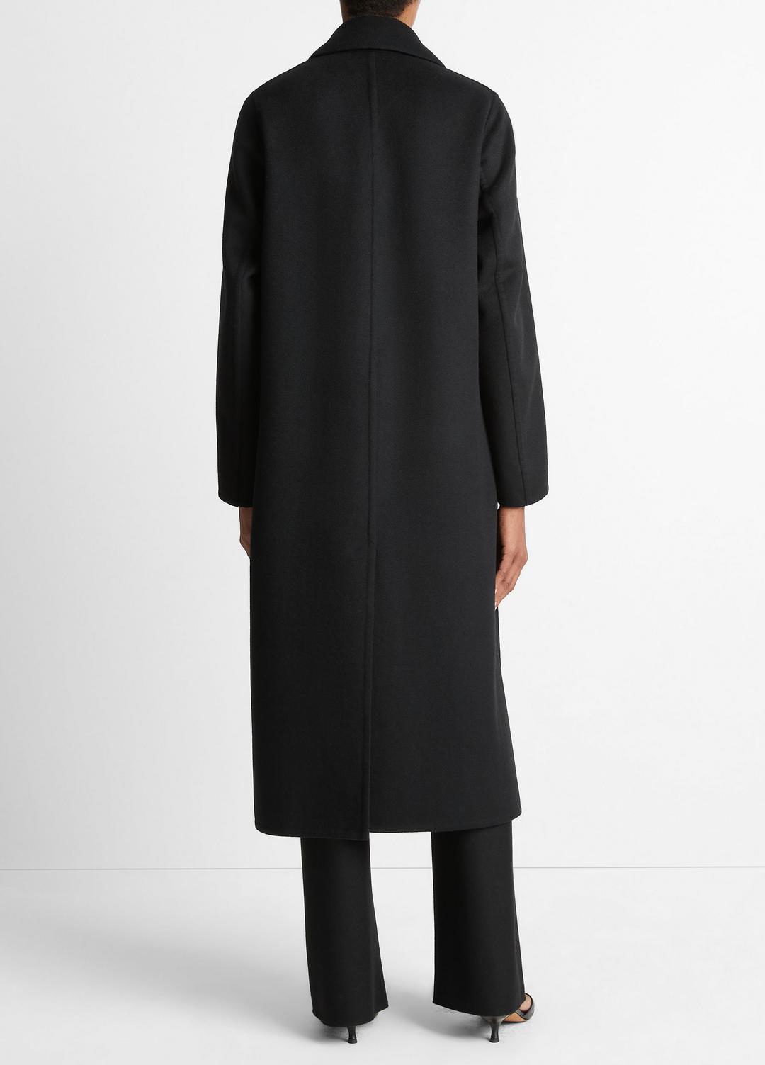 VINCE Wool-Blend Single-Breasted Coat in Coats