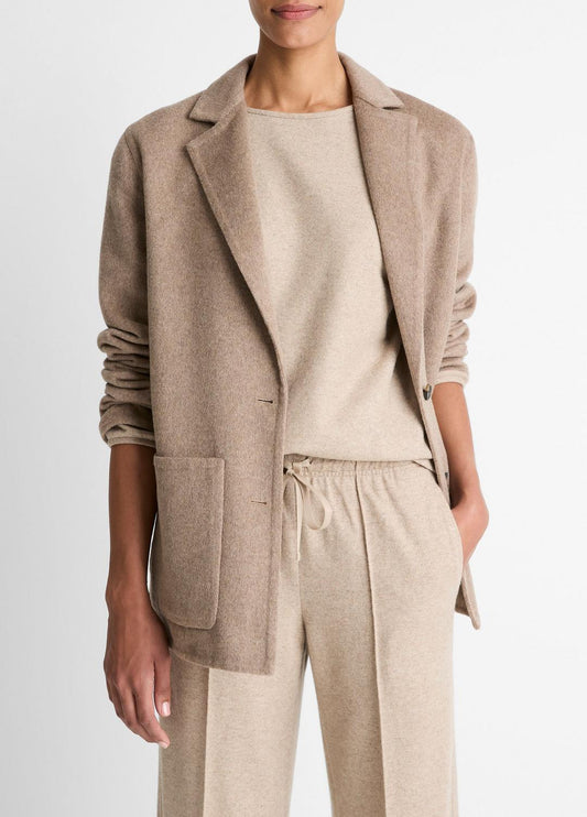 VINCE Double-Face Wool & Cashmere-Blend Blazer in Blazers
