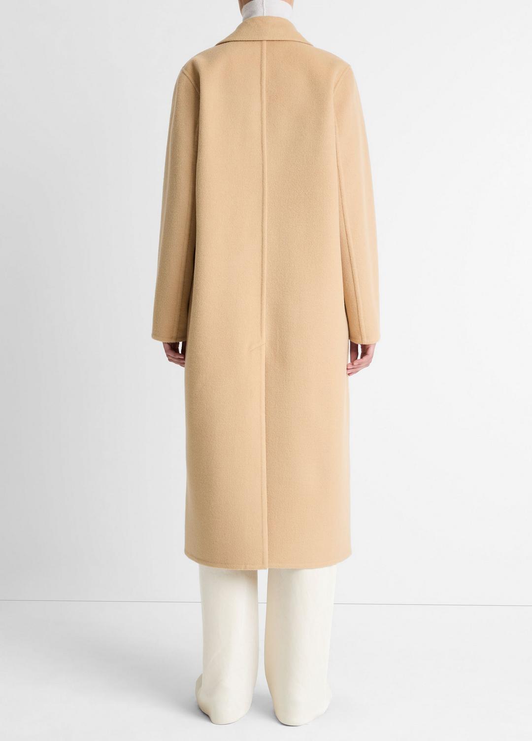 VINCE Wool-Blend Single-Breasted Coat in Coats