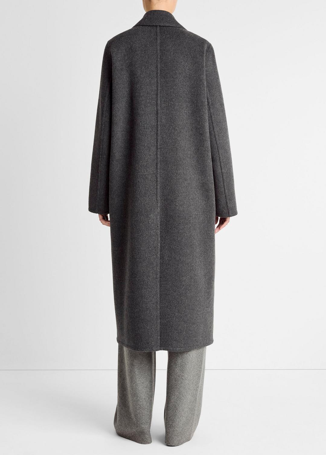 VINCE Wool-Blend Single-Breasted Coat in Coats