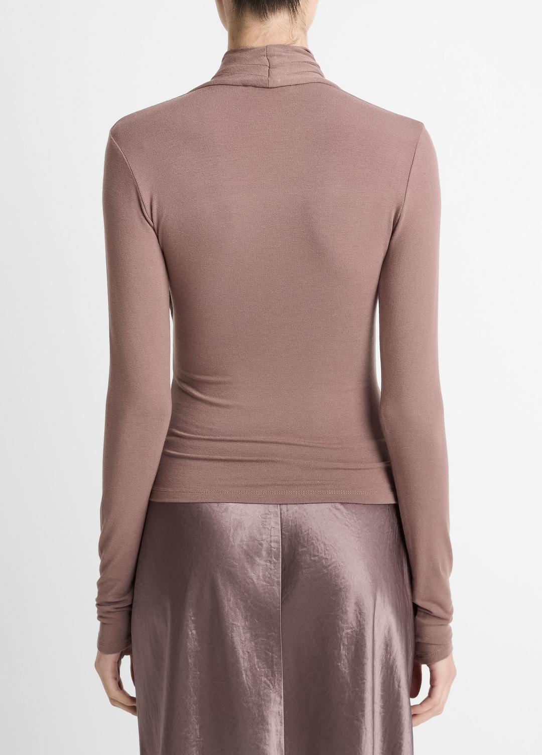 VINCE Fixed Wrap Long-Sleeve Top in Long Sleeve
