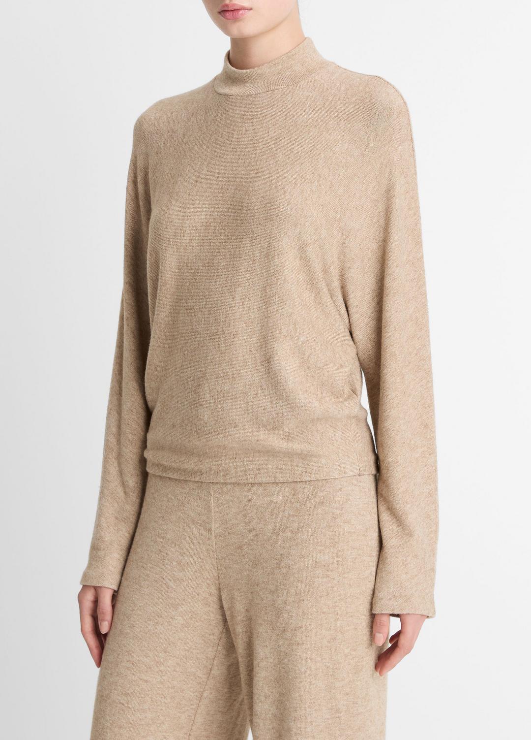 VINCE Cozy Dolman-Sleeve Mock-Neck Top in Long Sleeve
