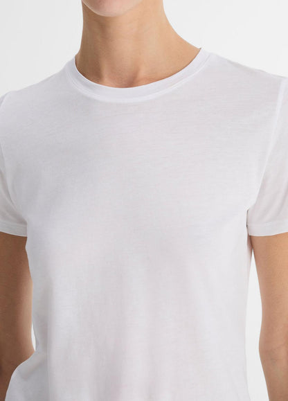 VINCE Essential Pima Cotton Crew Neck T-Shirt in Short Sleeve