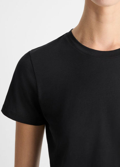 VINCE Essential Pima Cotton Crew Neck T-Shirt in Short Sleeve