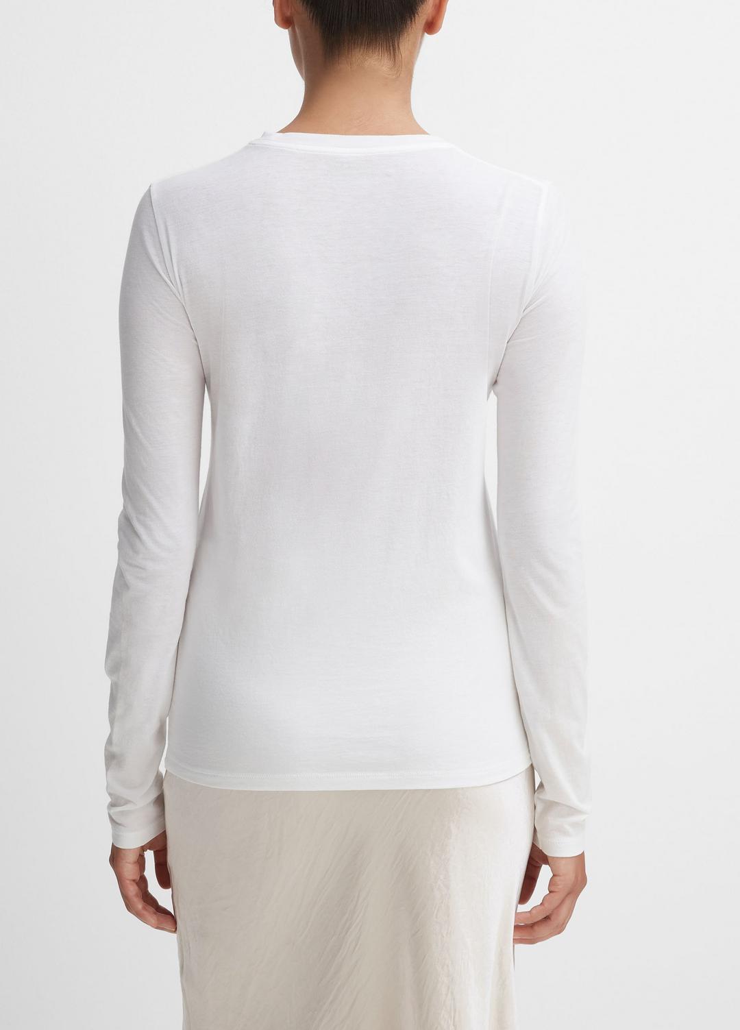 VINCE Essential Long Sleeve Crew Neck T-Shirt in Long Sleeve
