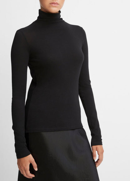VINCE Essential Long Sleeve Turtleneck in Long Sleeve
