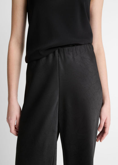 VINCE Colette High-Rise Fluid Satin Bias Pant in Trousers