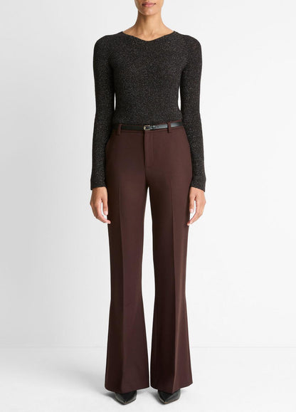 VINCE Sculptural Flare Trouser in Trousers