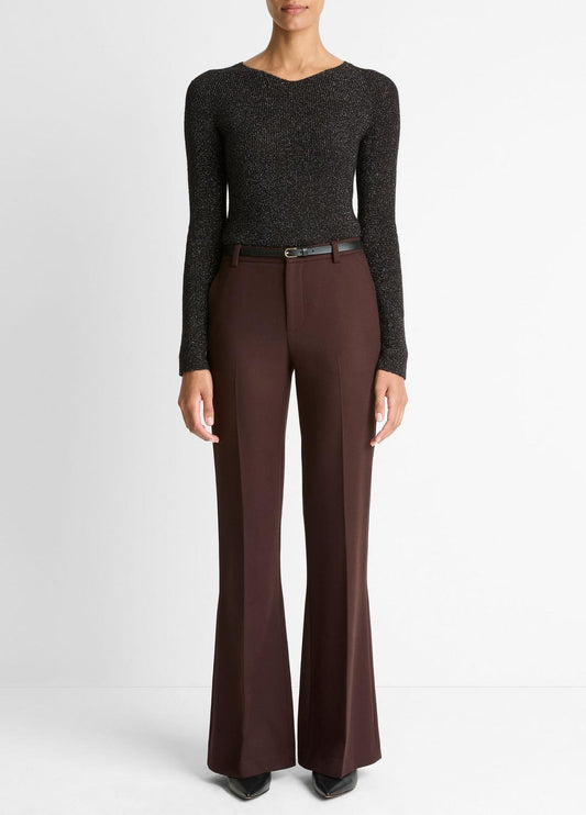 VINCE Sculptural Flare Trouser in Trousers
