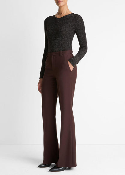 VINCE Sculptural Flare Trouser in Trousers