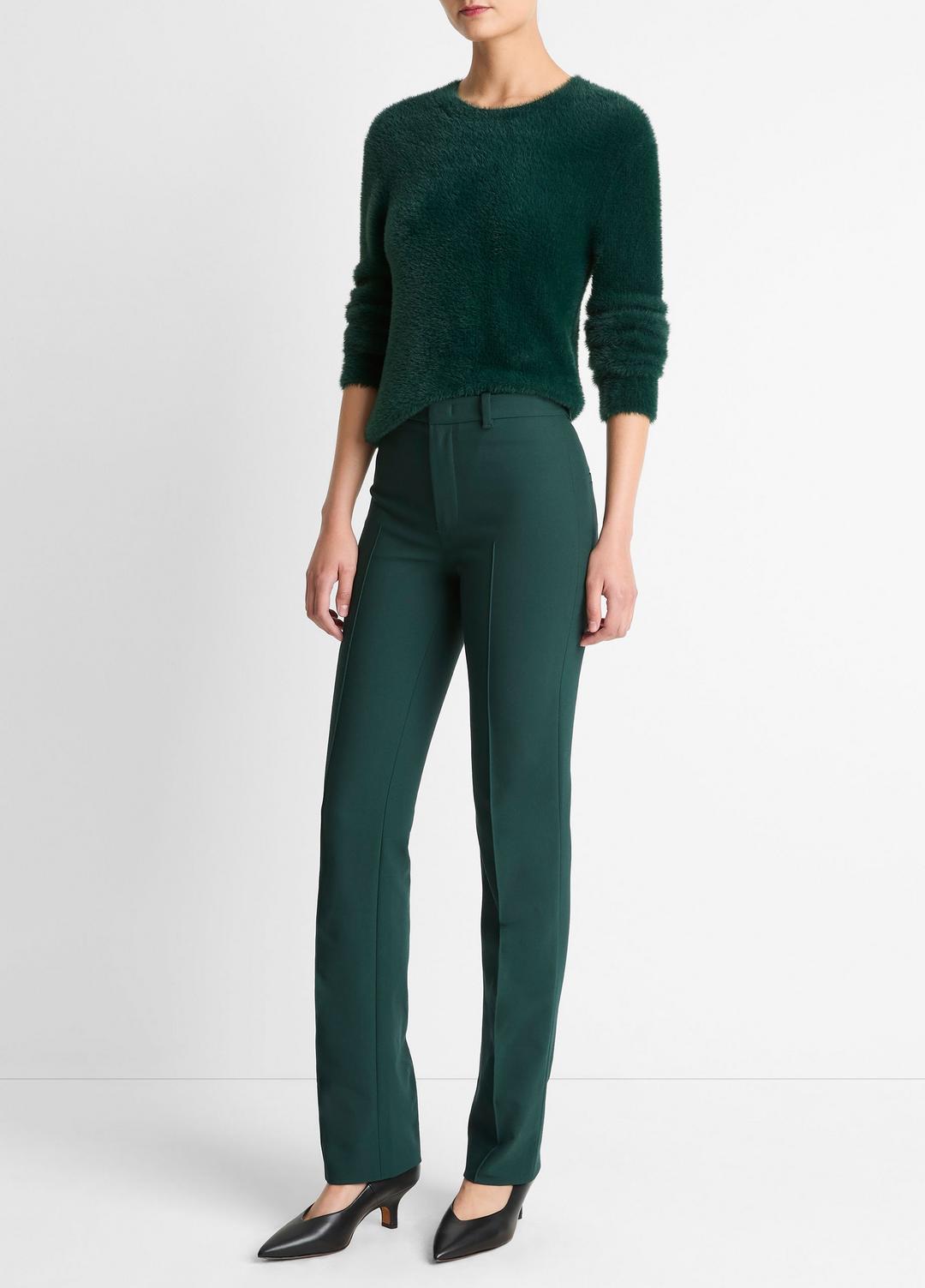 VINCE Cotton-Blend Slim Cigarette Pant in Trousers