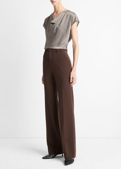 VINCE Mid-Rise Tailored Flare Pant in Trousers