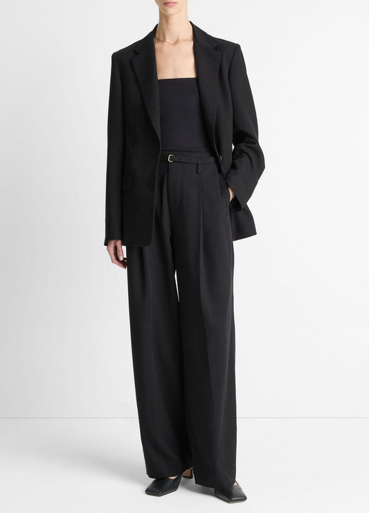 VINCE High-Waist Pleated Trouser in Trousers