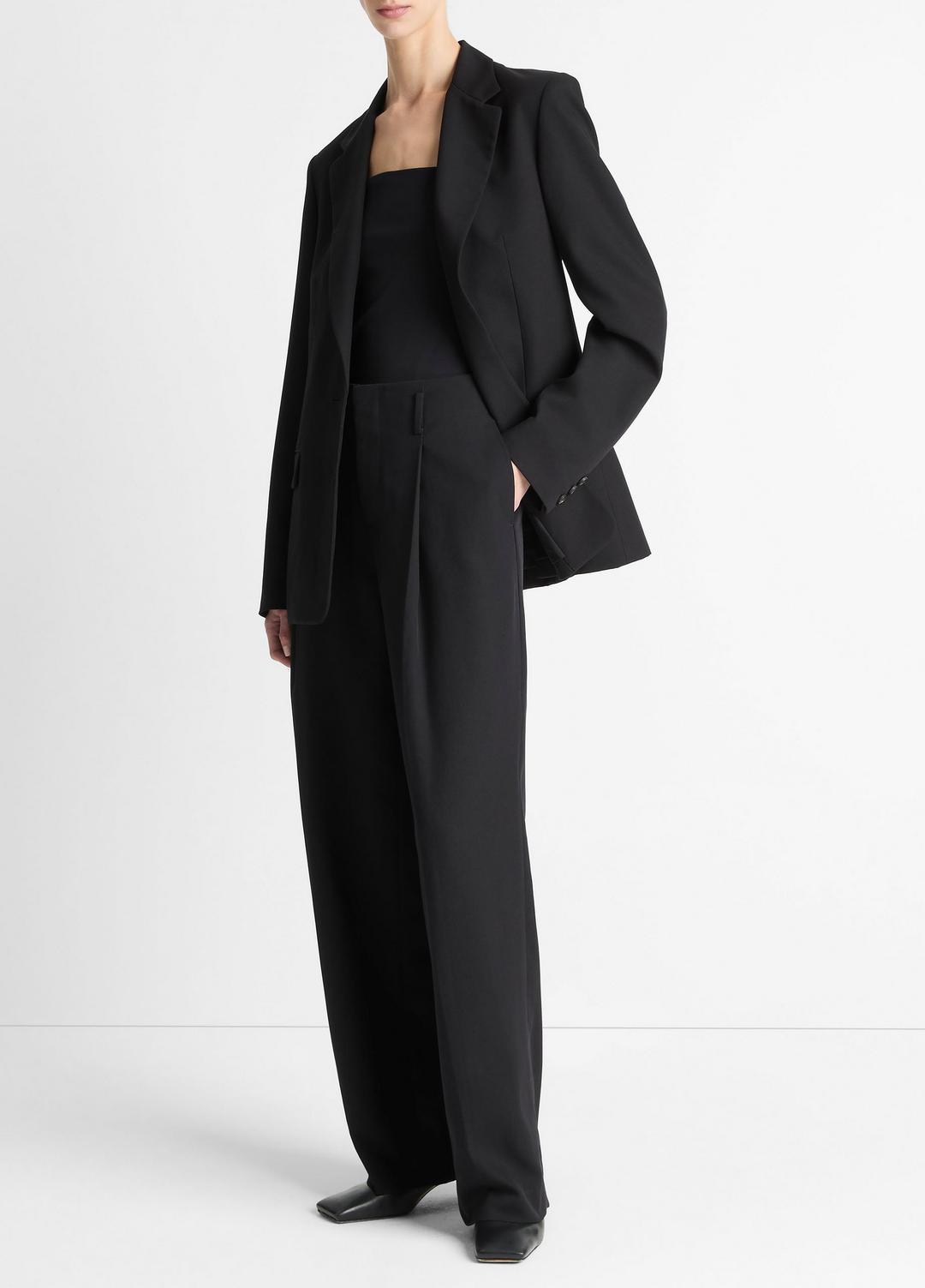 VINCE High-Waist Pleated Trouser in Trousers