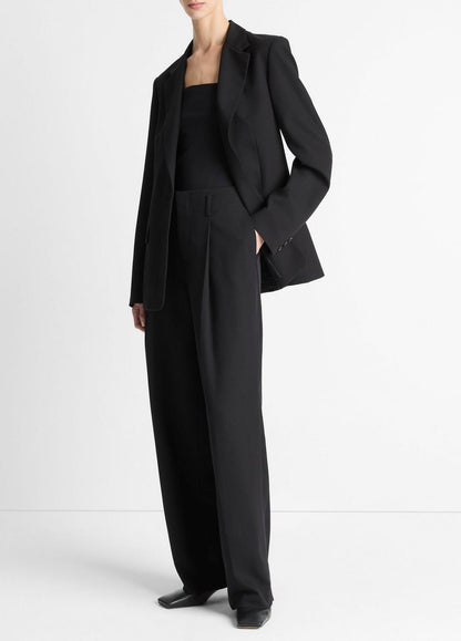 VINCE High-Waist Pleated Trouser in Trousers
