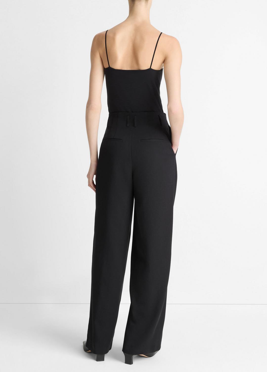 VINCE High-Waist Pleated Trouser in Trousers