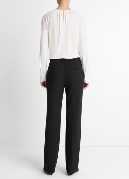 VINCE Mid-Rise Tailored Flare Pant in Trousers