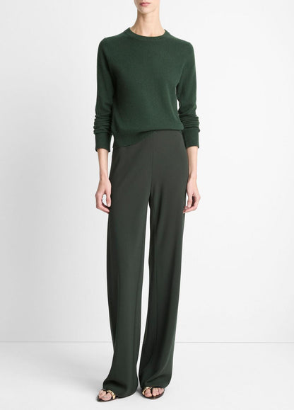 VINCE Colette High-Rise Crepe Bias Pant in Trousers