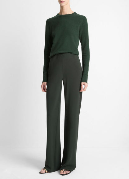 VINCE Colette High-Rise Crepe Bias Pant in Trousers