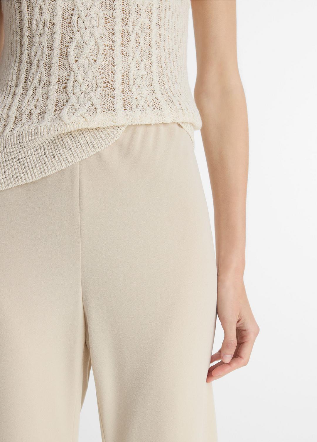 VINCE Colette High-Rise Crepe Bias Pant in Trousers