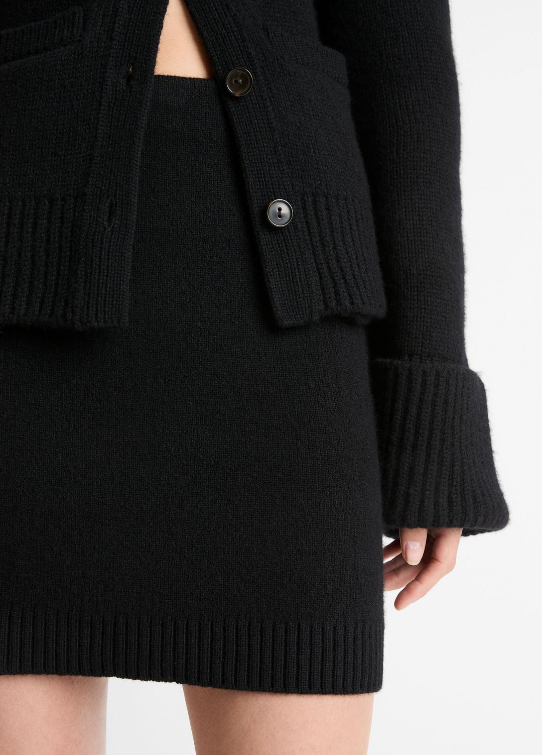 VINCE Double-Face Wool & Cashmere-Blend Mini Skirt in Skirts