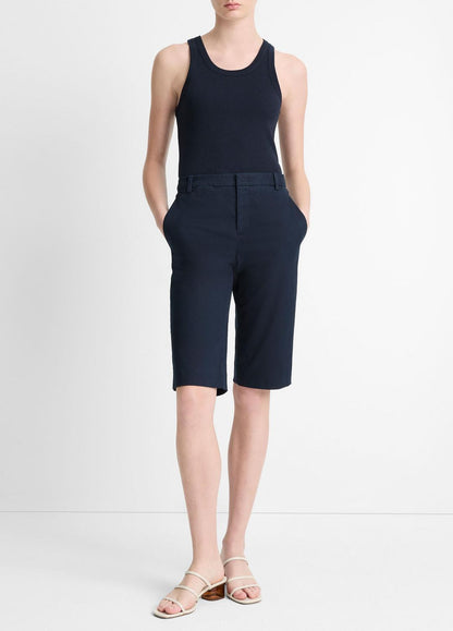 VINCE Italian Stretch-Cotton Chino Short in Shorts