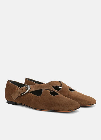 VINCE Cici Suede Flat in Loafers & Flats