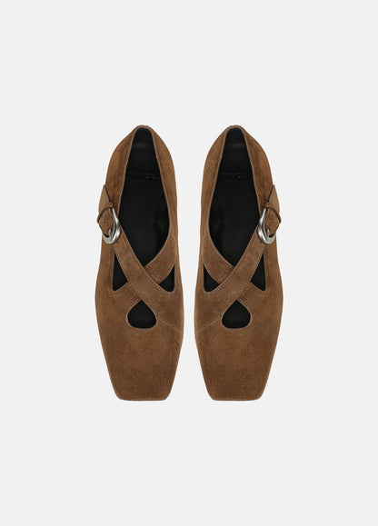 VINCE Cici Suede Flat in Loafers & Flats