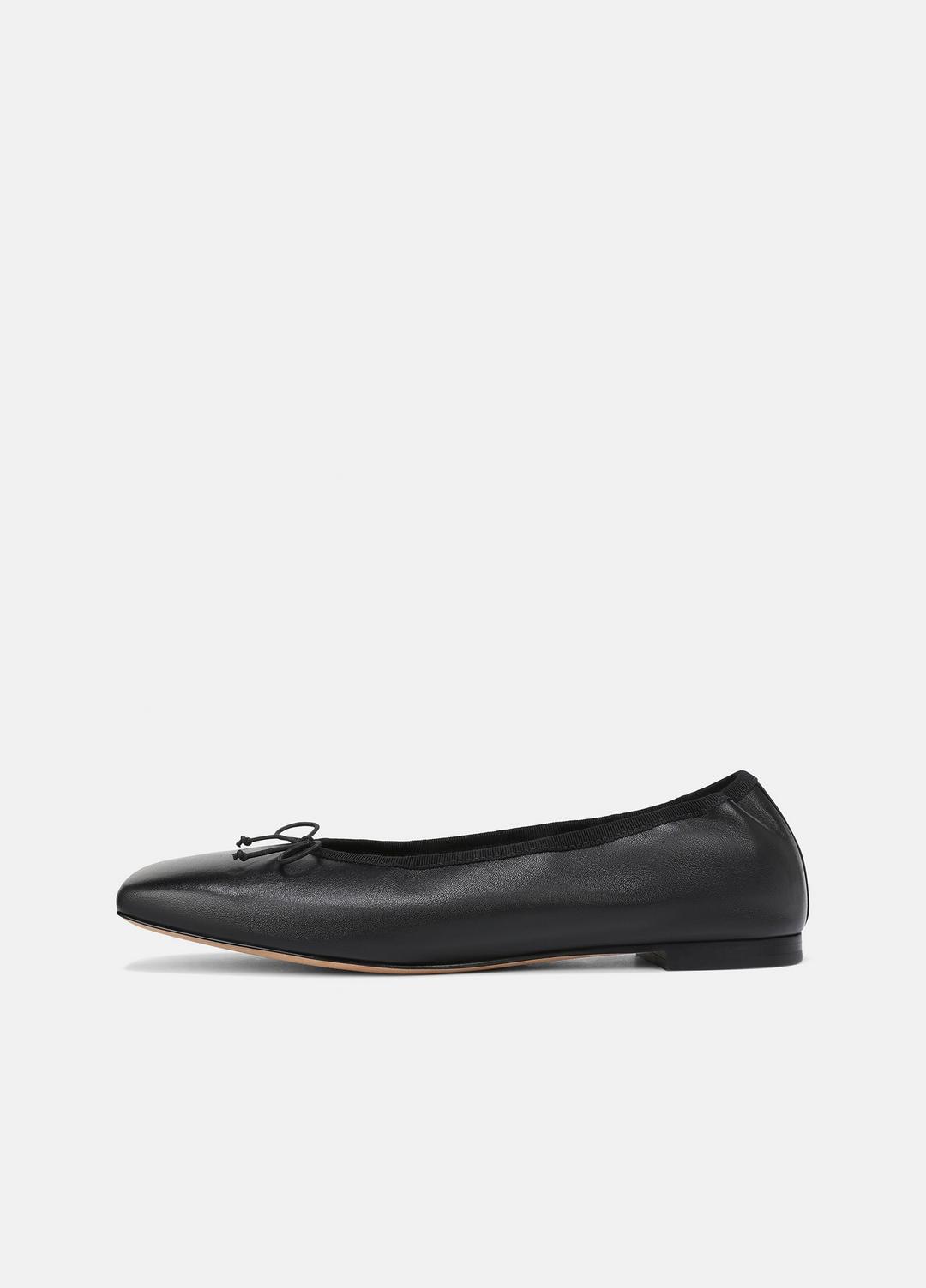 VINCE Darla Leather Ballet Flat in Loafers & Flats