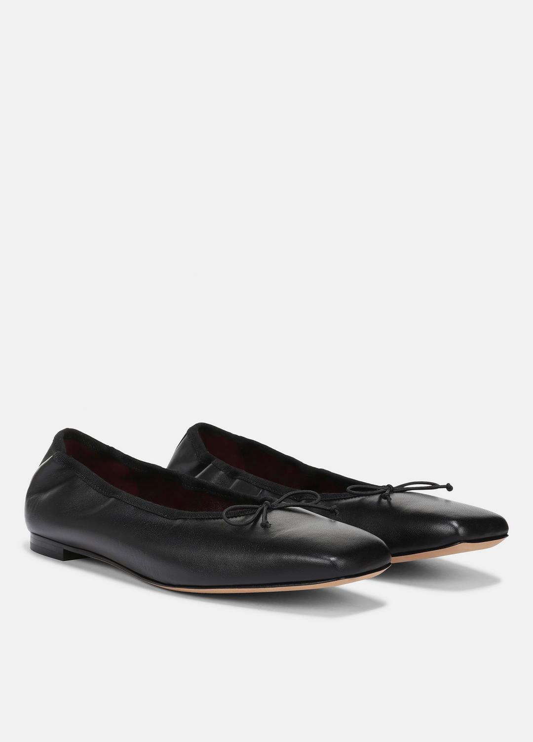VINCE Darla Leather Ballet Flat in Loafers & Flats