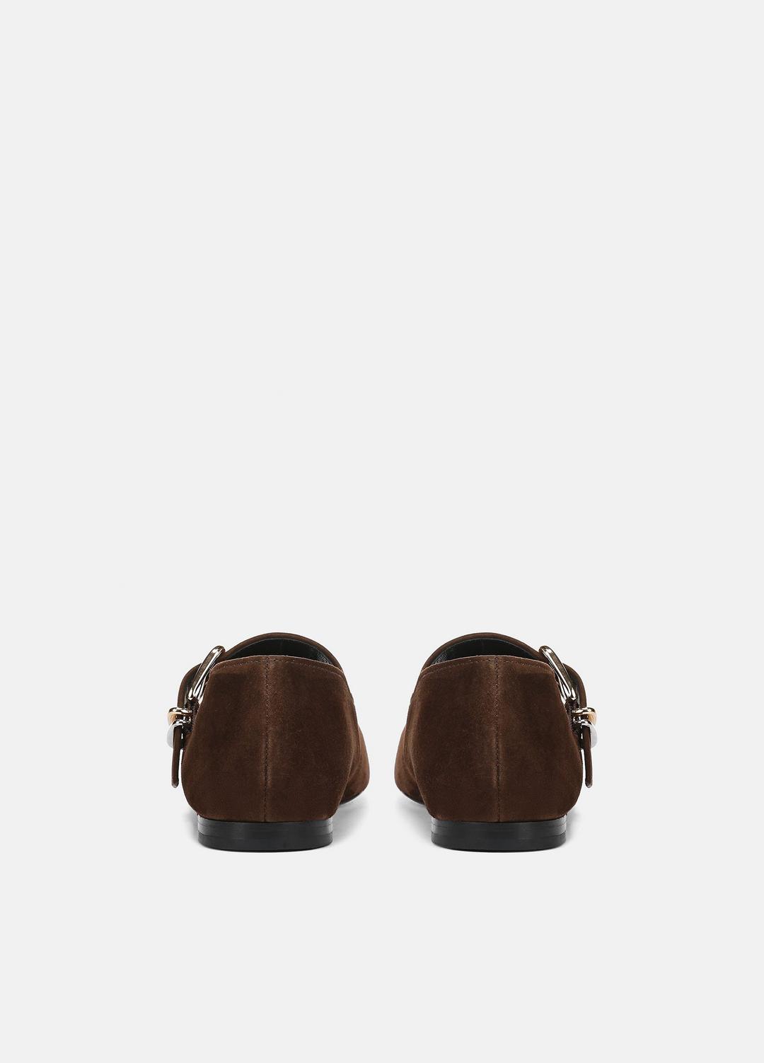 VINCE Daniela Suede Mary Jane Flat in Loafers & Flats