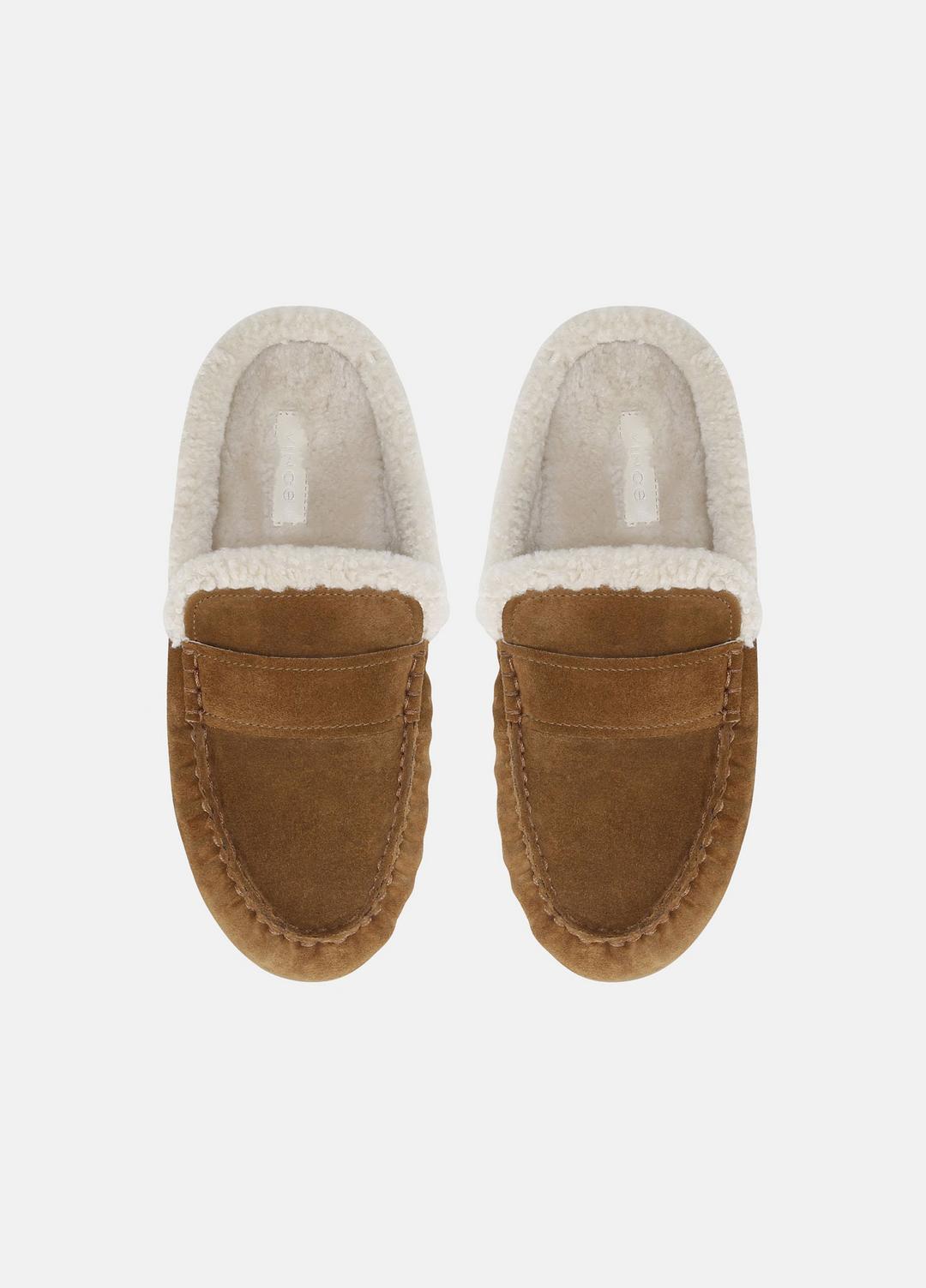 VINCE Berkley Shearling Driving Mule in Loafers & Flats