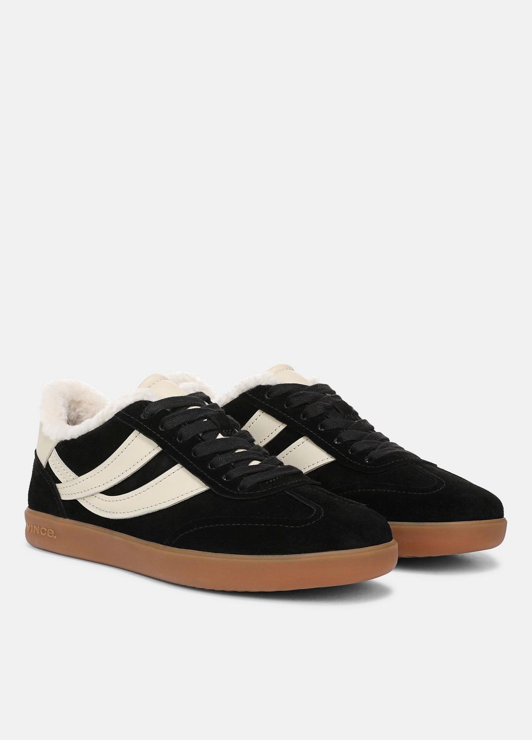 VINCE Oasis Suede & Shearling Sneaker in Sneakers