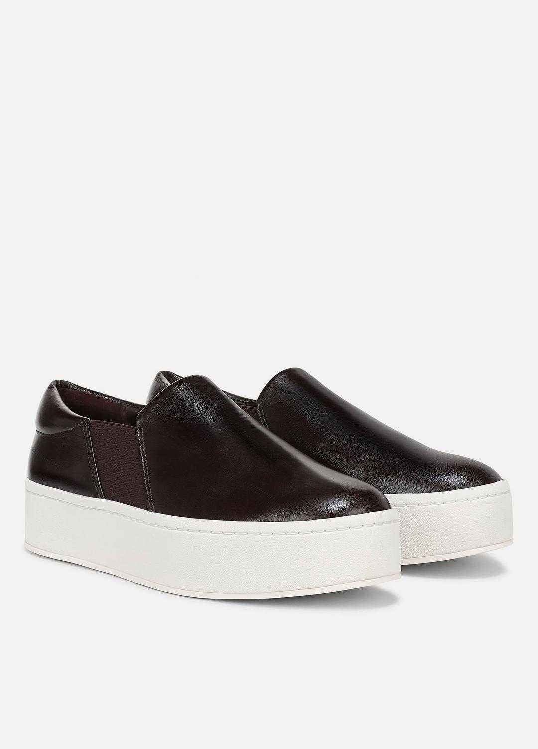 VINCE Warren Leather Sneaker in Sneakers