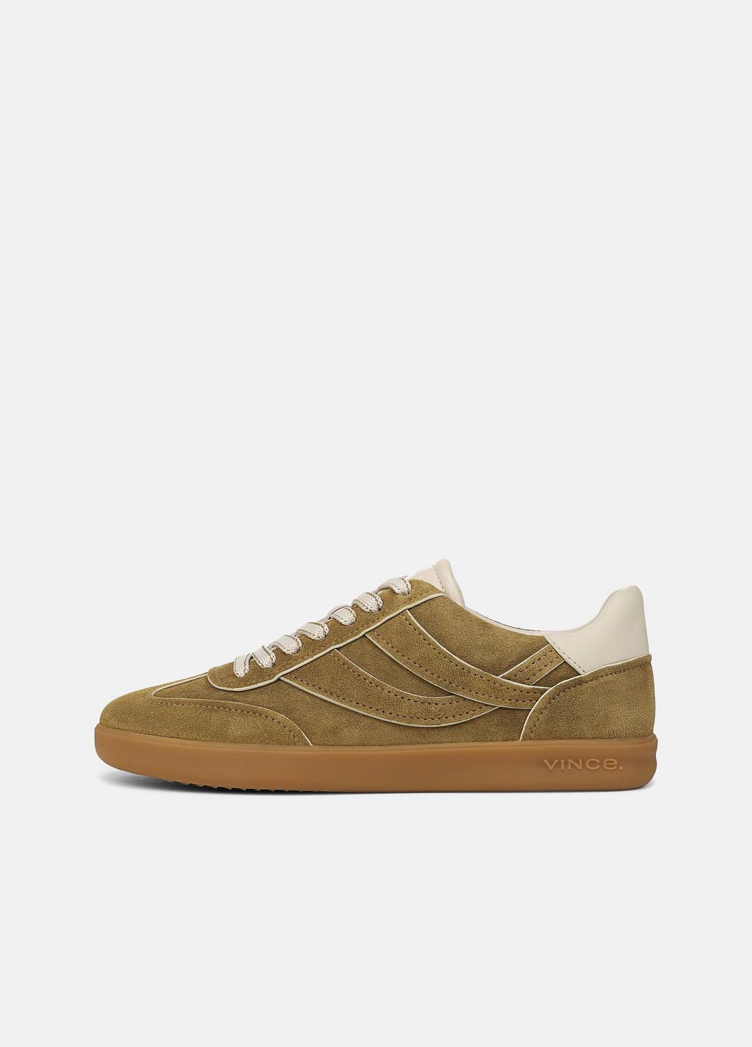 VINCE Oasis Contrast-Edge Suede Sneaker in Sneakers