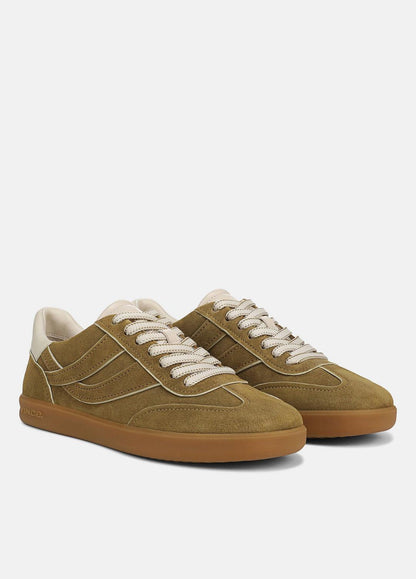 VINCE Oasis Contrast-Edge Suede Sneaker in Sneakers