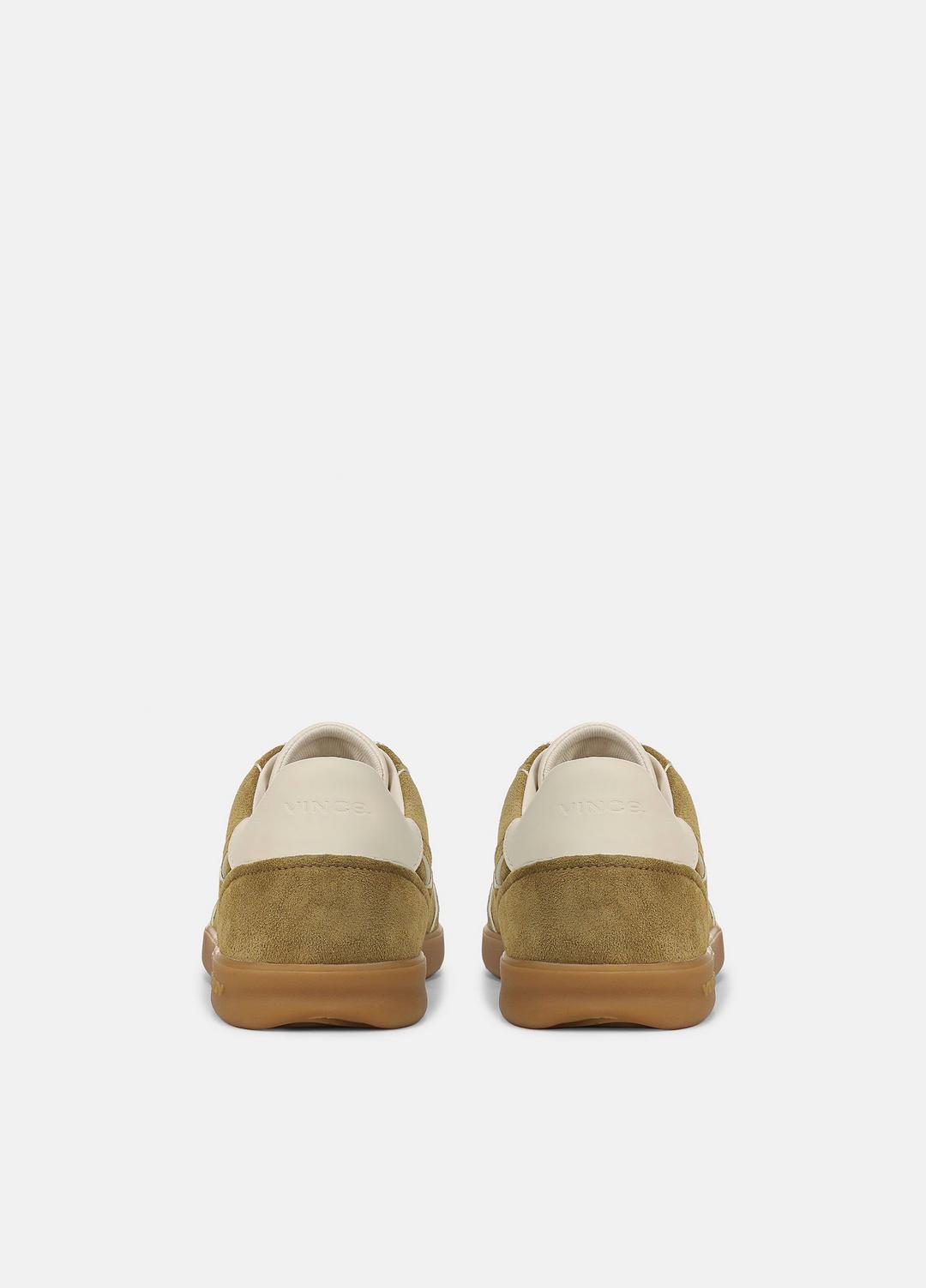 VINCE Oasis Contrast-Edge Suede Sneaker in Sneakers
