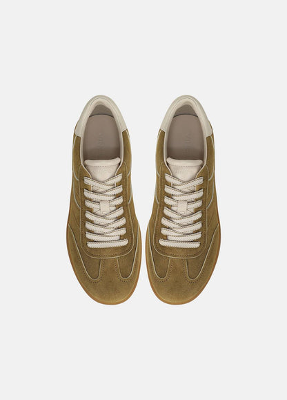 VINCE Oasis Contrast-Edge Suede Sneaker in Sneakers