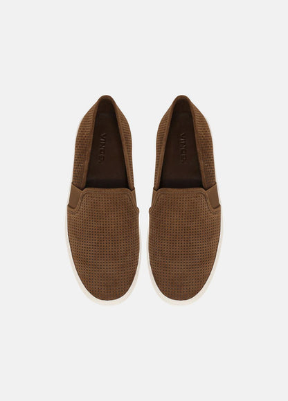 VINCE Blair Perforated Suede Sneaker in Sneakers
