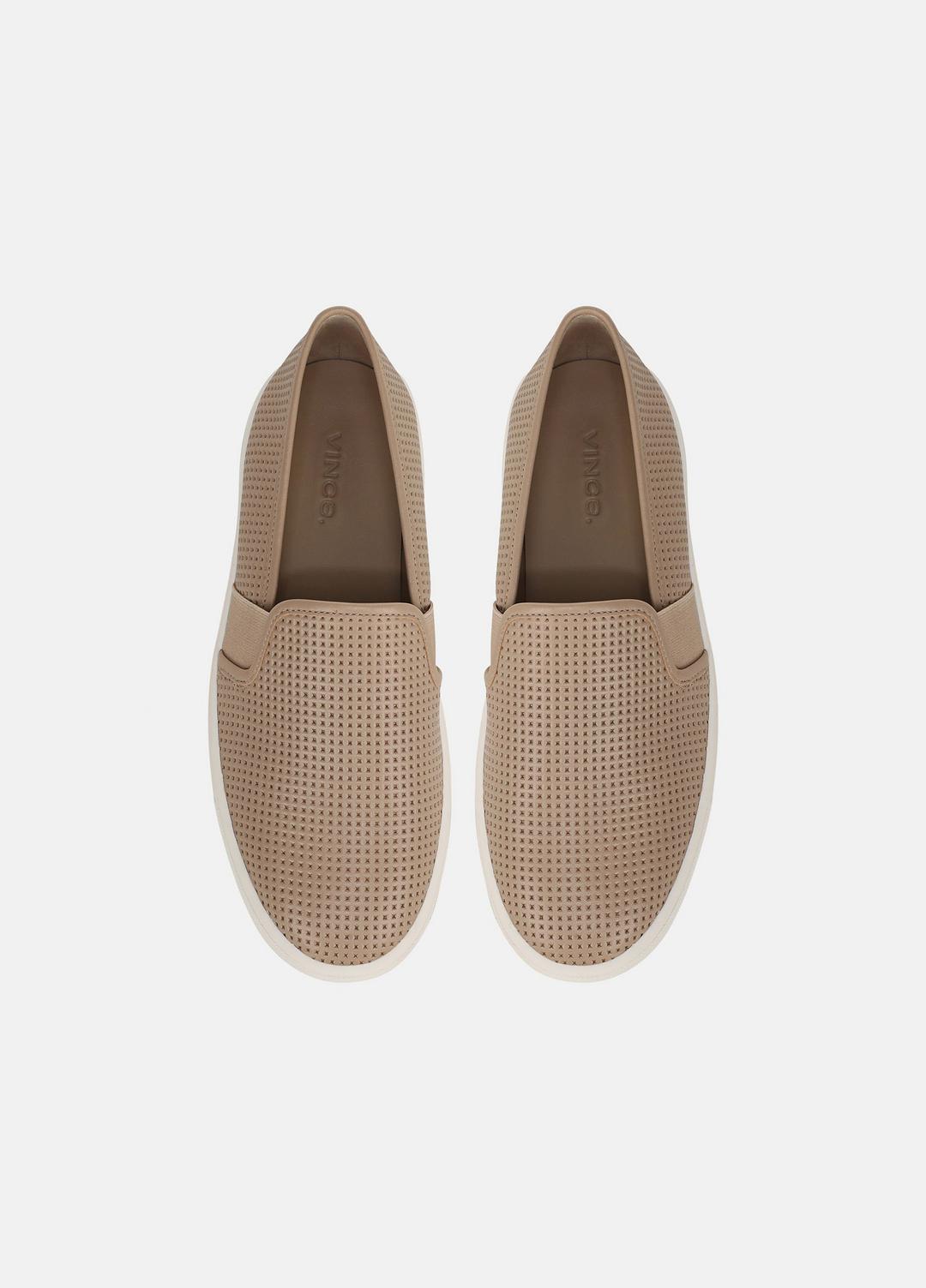 VINCE Blair Perforated Leather Sneaker in Sneakers