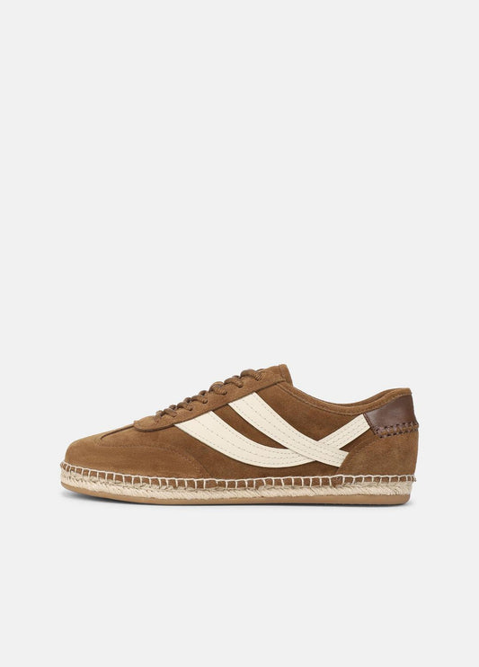 VINCE Oasis Suede & Leather Espadrille Sneaker in Sneakers