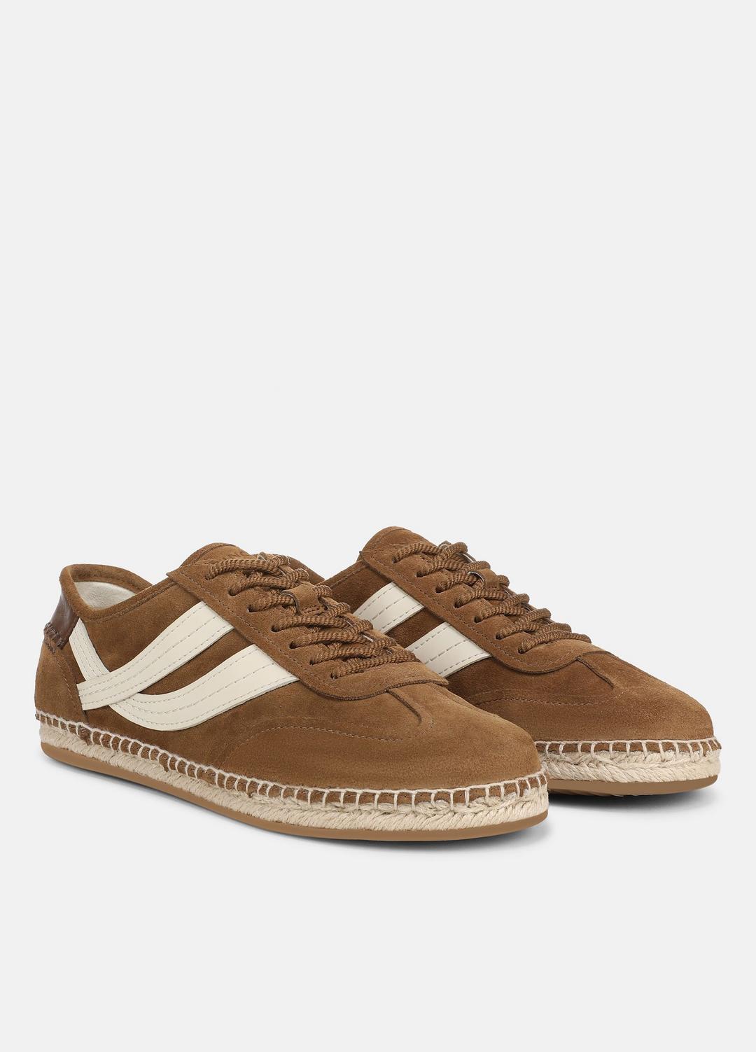 VINCE Oasis Suede & Leather Espadrille Sneaker in Sneakers