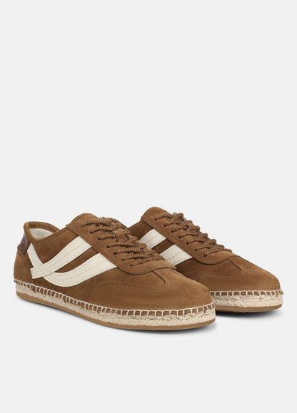 VINCE Oasis Suede & Leather Espadrille Sneaker in Sneakers