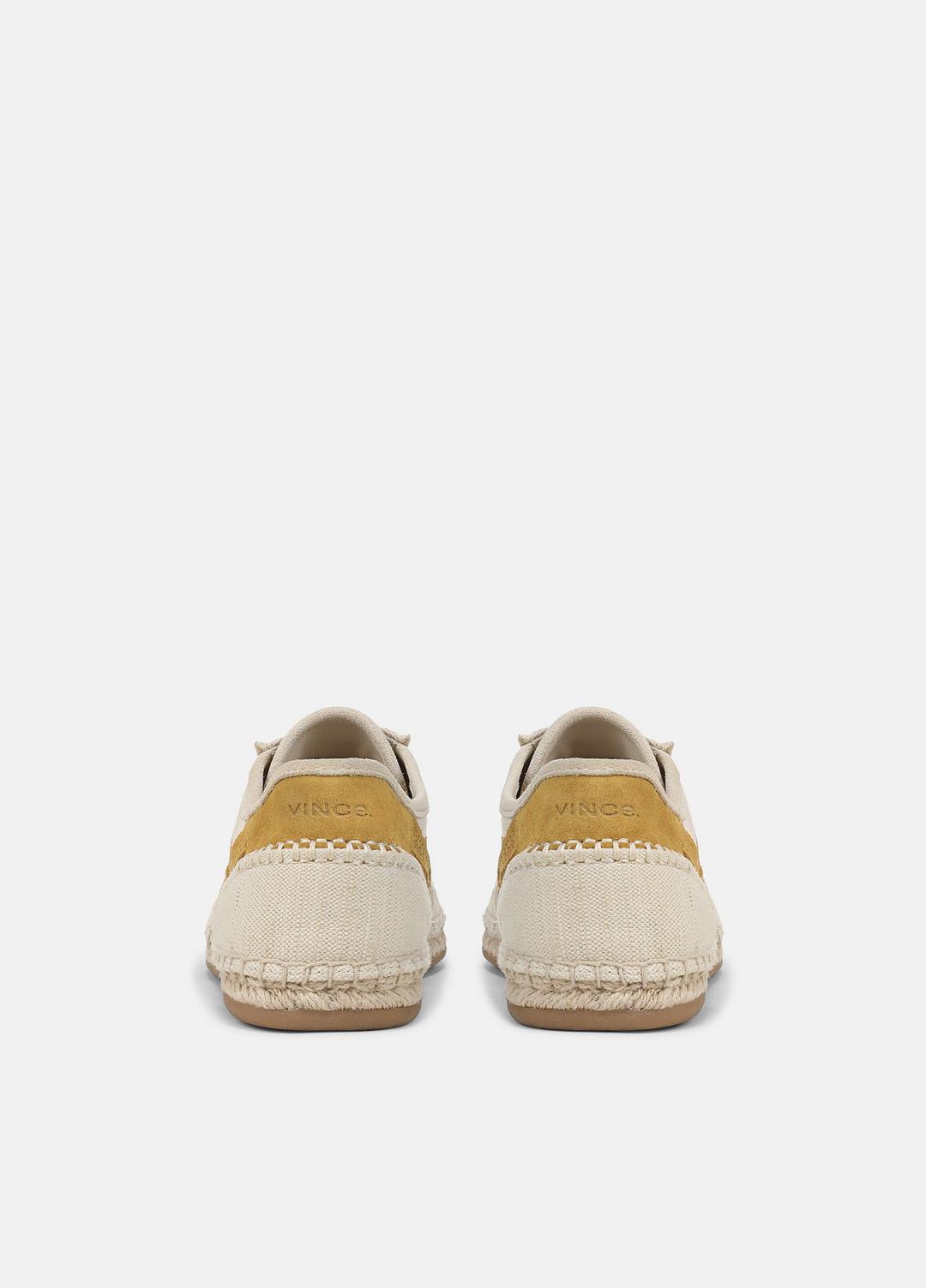 VINCE Oasis Linen & Leather Espadrille Sneaker in Sneakers