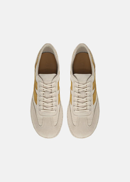 VINCE Oasis Linen & Leather Espadrille Sneaker in Sneakers