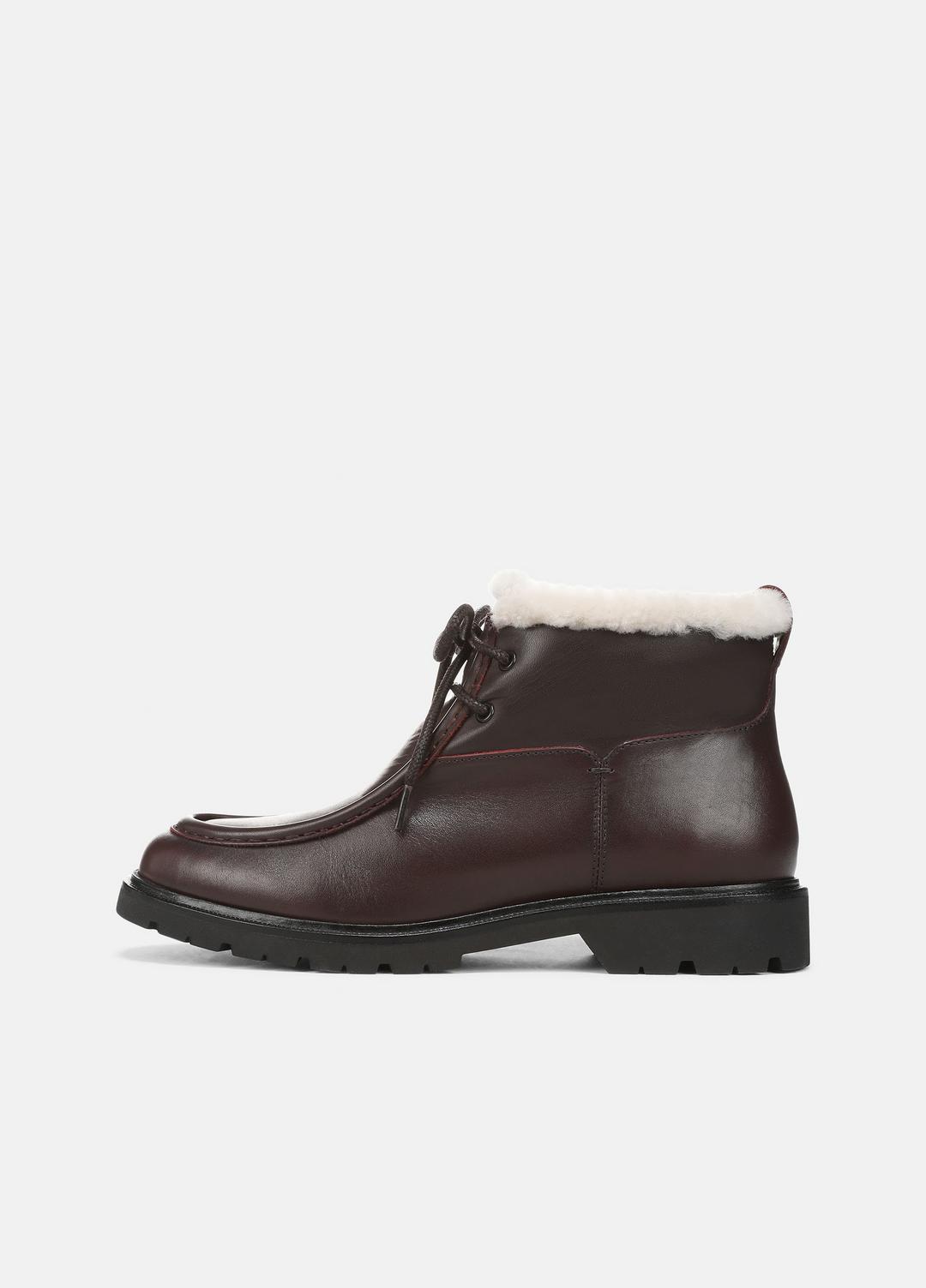 VINCE Sierra Shearling-Lined Lug-Sole Boot in Boots