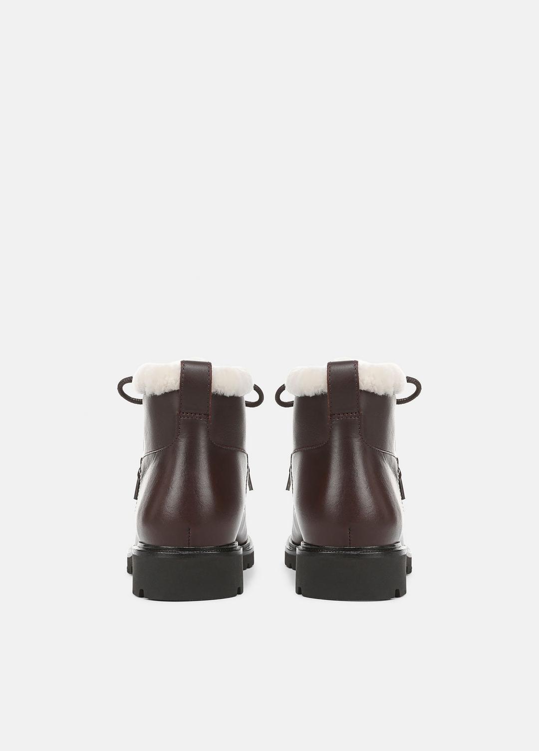 VINCE Sierra Shearling-Lined Lug-Sole Boot in Boots