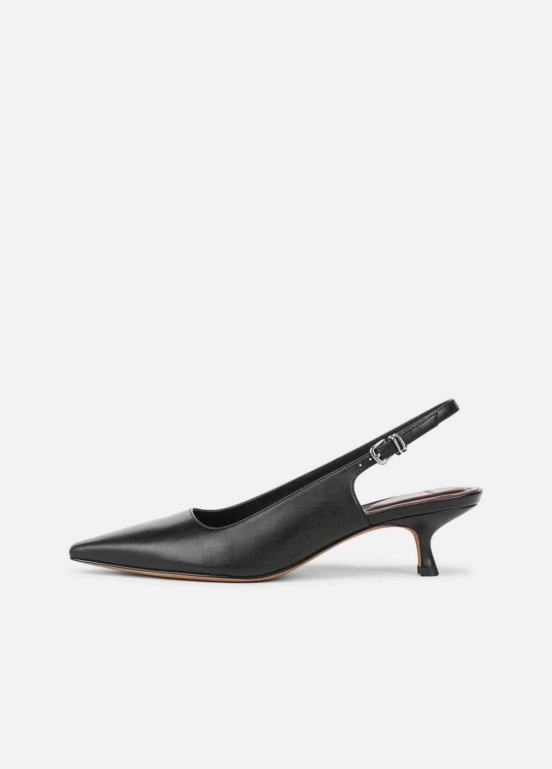 VINCE Sabra Leather Slingback Heel in Heels