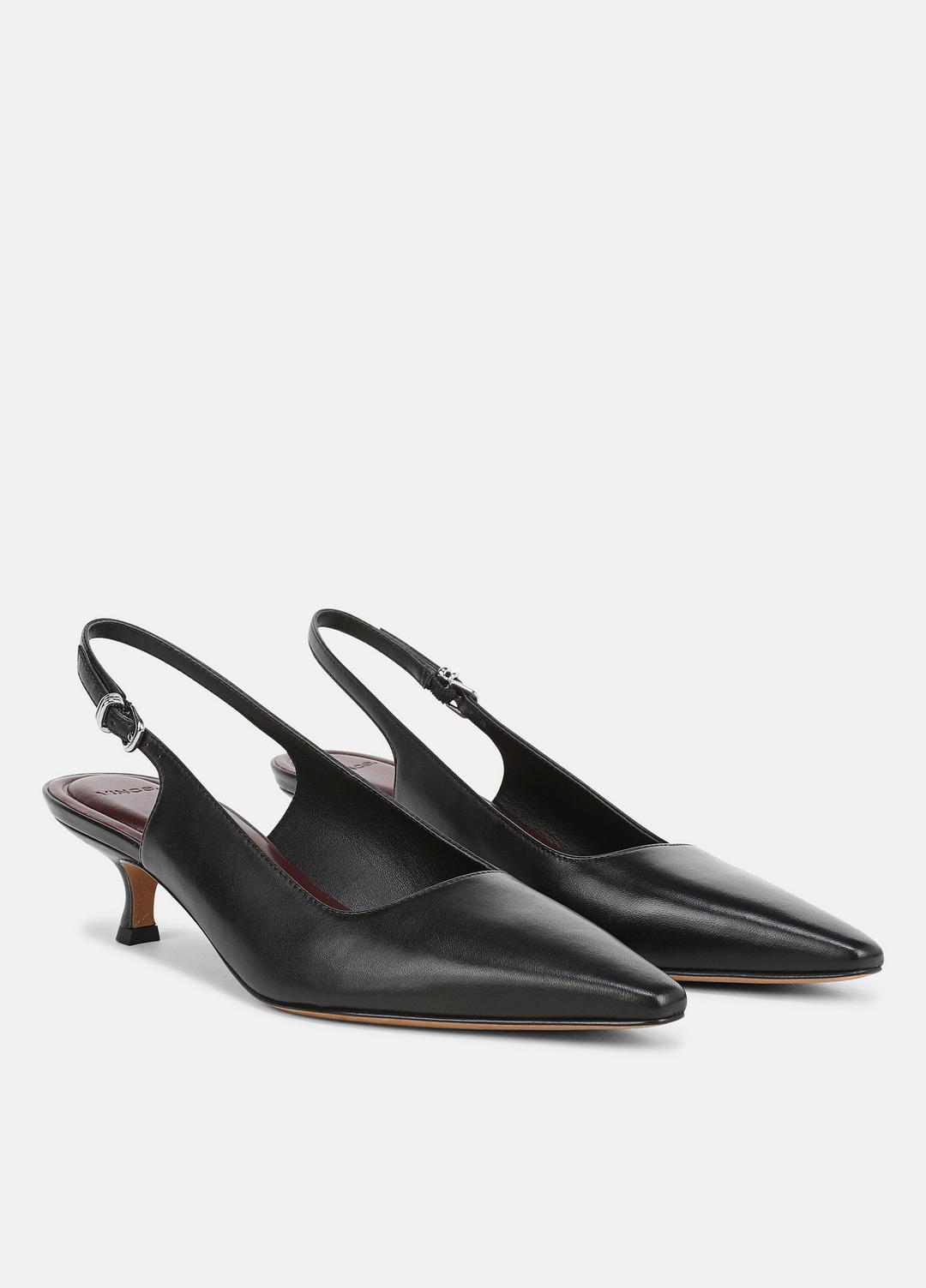 VINCE Sabra Leather Slingback Heel in Heels